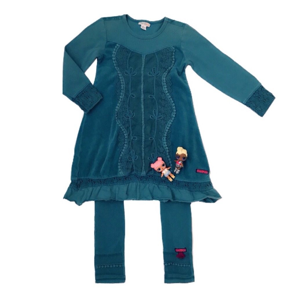 Naartjie Tunic Dress Leggings Outfit Set - Picture 1 of 1